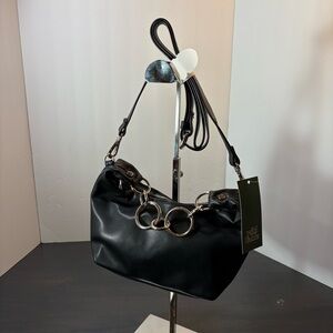 Wild Fable Black Chain Accent Shoulder Bag